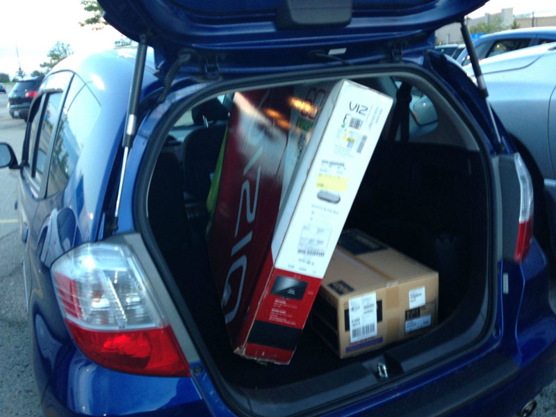 Will A 55 Inch TV Fit In My Car